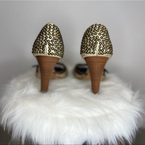 Giuseppe Zanotti Size 6.5 Rhinestone Studded Heels - Picture 2 of 3